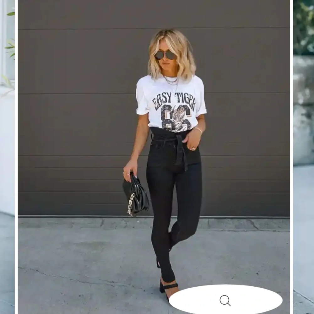 Vici black paper bag jeans - Picture 1 of 6